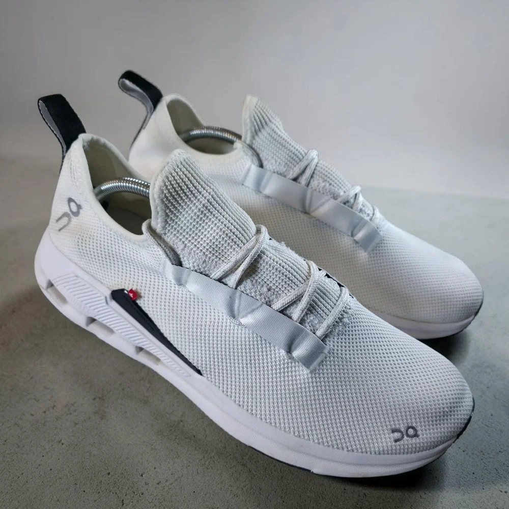 On Cloudeasy Undyed White Black Mens 13 Running Sneakers Shoes